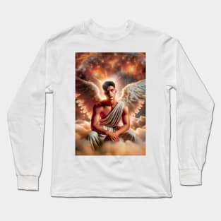 Heavenly Angel Seduction: Divine Grace Sensual Elegance 01 Long Sleeve T-Shirt